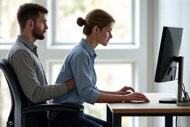 Correction posture pour travailleurs de bureau